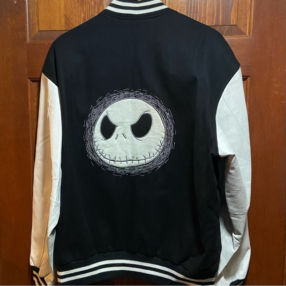 Disney Other - Disney The Nightmare Before Christmas Jacket Bomber Mens Black Size Medium